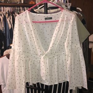 Polka dot top from SHEIN